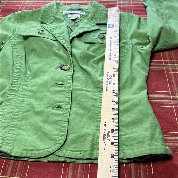 Tommy Hilfiger Womenโs Vintage Stretch Denim Single-Breasted Jacket 2 Pocket 6 - Picture 13 of 13